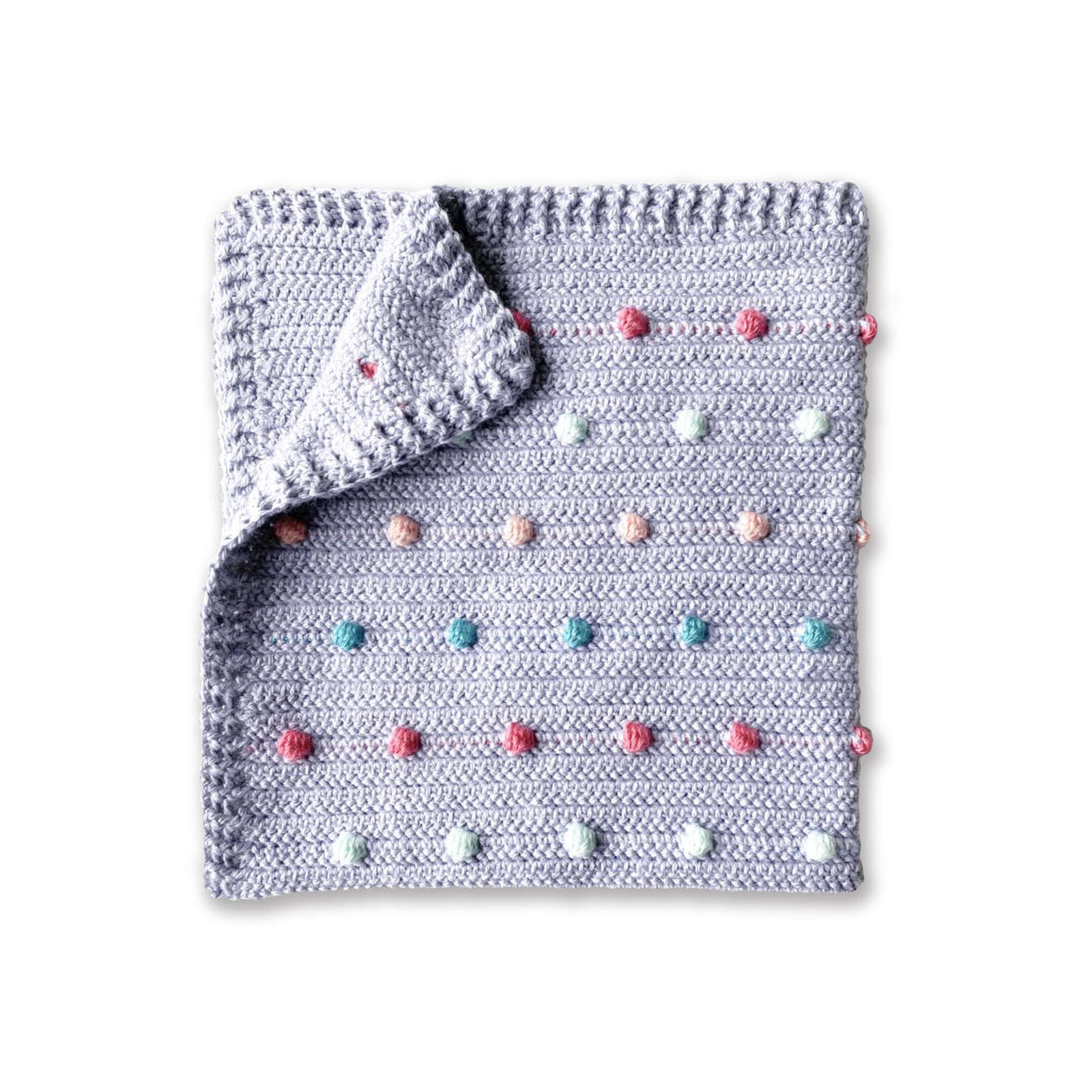 Crochet candy 2025 dots baby blanket