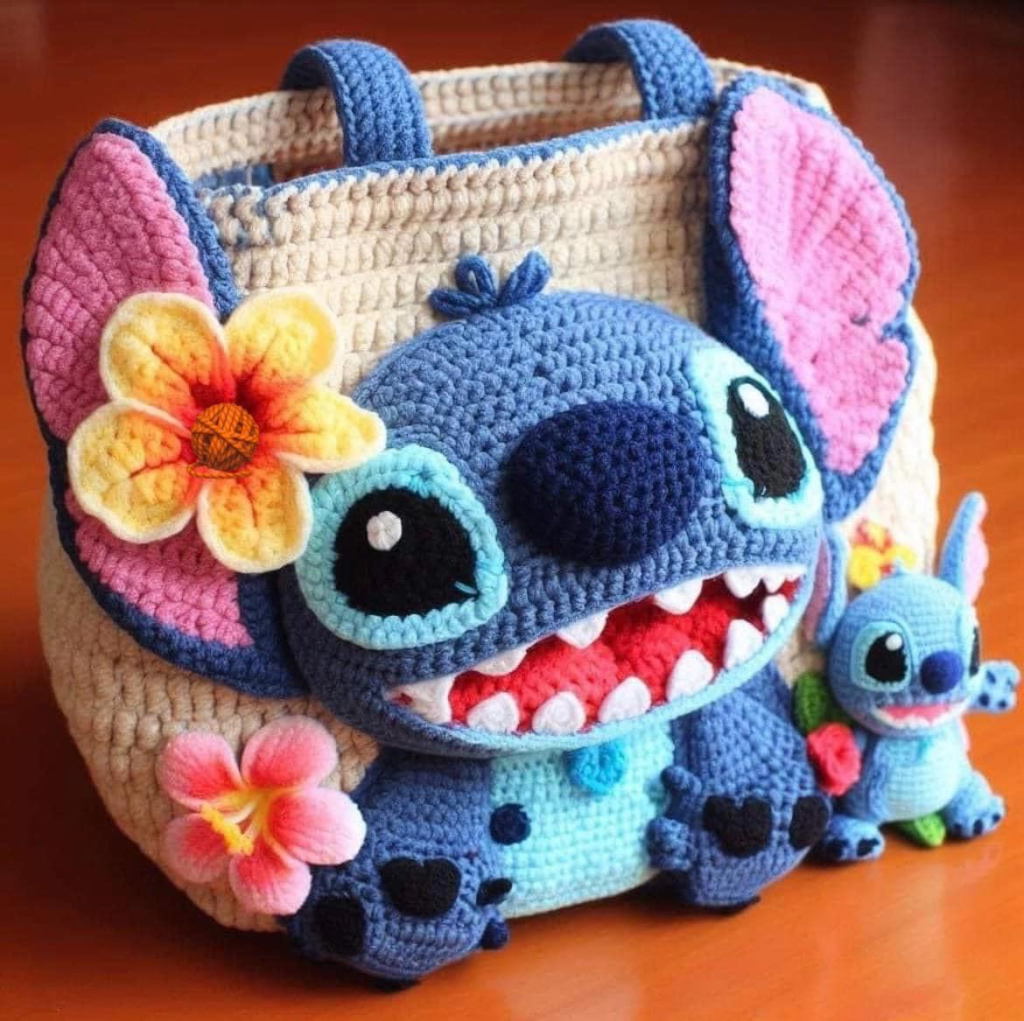 Pattern: Happiness is Hibiscus Cross Stitch Project Bag