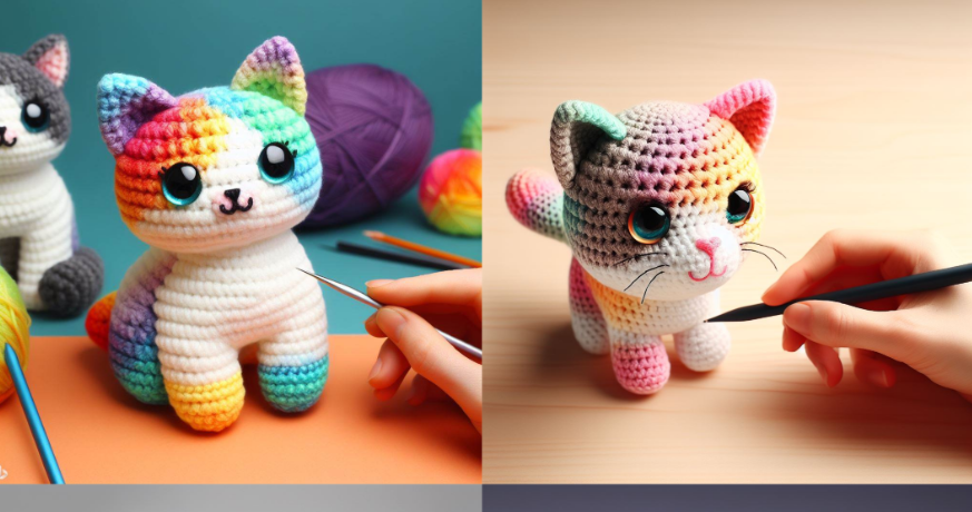 Kitten Plush Crochet PATTERN - Amigurumi - Wonder Crochet